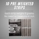 thumbnail image 5 of Cinta de Tungsteno Pickleball Effect 3 g – Pack de 10 tiras, 5 of 6