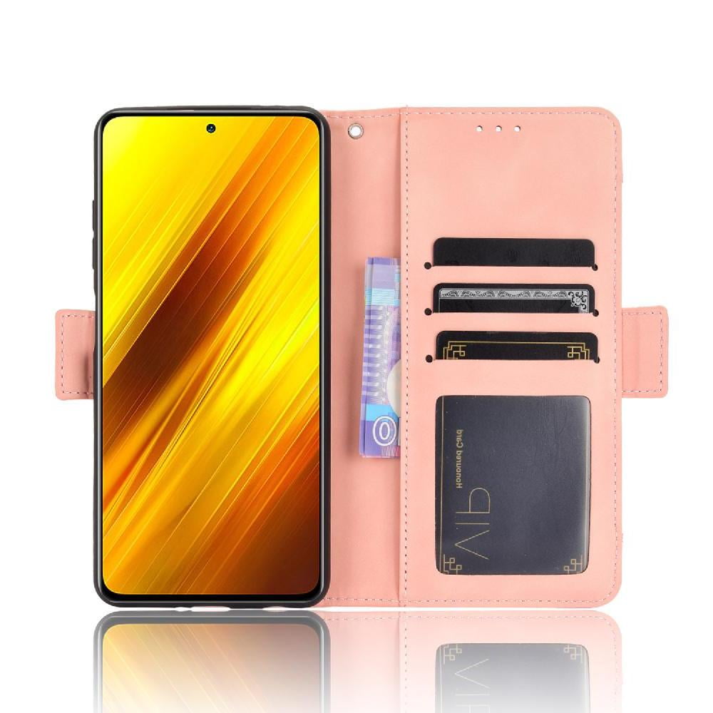 Foxdock - Funda Cartera Magnética Para Xiaomi Poco X3 Nfc- Tarjetero Desmontable, Cuero Pu, Soporte
