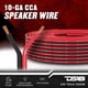 thumbnail image 3 of Cable de altavoz DS18 SW-10GA-100RB Ultra Flex 10-GA 30 m rojo/negro, 3 of 7