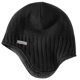 thumbnail image 1 of Gorro Carhartt de punto con forro de sherpa y orejeras negro para adulto, 1 of 1