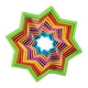 thumbnail image 5 of Novedad Estrella Juguetes Sensoriales Recuerdo De Fiesta Juguete De Aprendizaje Para Amigos Adultos Arco Iris Verde, 5 of 5