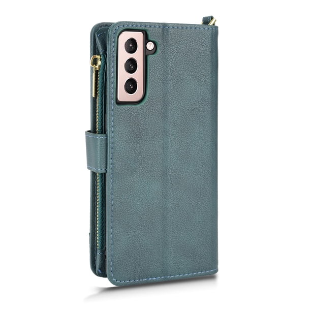 Stylish PU Leather Wallet Case for Samsung Galaxy S22/S22+/Ultra - Multi-Functional & Multi-Card Slots