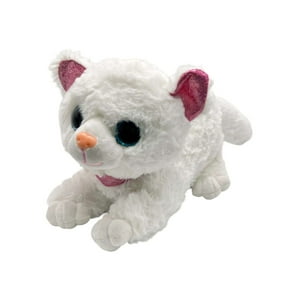 Oem - Peluche De Gato Acostado Ojos Claros Peluche Cat Tierno 4