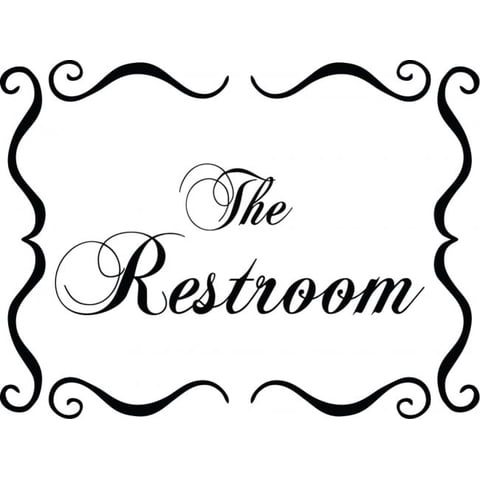 Rienda Libre Graphics - Decomural The Restroom Toilet Bathroom Ws-50008