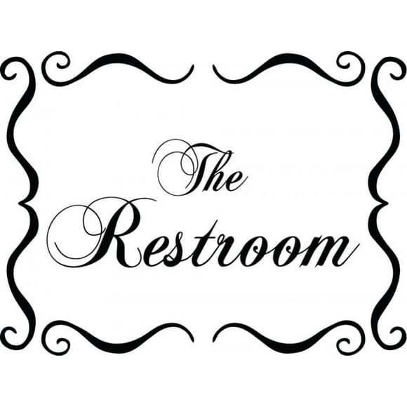 Decomural The Restroom Toilet Bathroom WS-50008