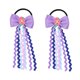 thumbnail image 5 of Ligas para el Cabello Usakinon con Lazo de Sirena 2 Paquetes Morado, 5 of 6