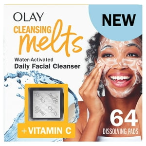 Limpiador Facial Cleansing Melts Olay Con Vitamina C, 64 Pastillas