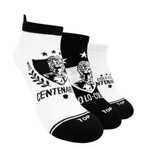 Top - Calcetines Tobilleros Algodón Pack 3 Colo-Colo C2