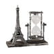 thumbnail image 4 of Torre De Hierro Reloj De Arena Reloj De Arena Centro De Mesa Para Escritorio Cocina Plata, 4 of 5