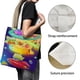 thumbnail image 3 of Pizza Planet Aliens Bolso de tela con estampado de lienzo para mujer, bolsa de compras reutilizable y estética, con cremallera interior, regalo para mujer,38*45cm., 3 of 6
