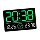 thumbnail image 3 of Reloj De Pared Digital Decoración Del Hogar Despertador LED Para La Sala De Estar Interior De Dormitorio Verde, 3 of 5