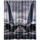 thumbnail image 1 of Cortina de ducha con diseño de avión, juego de cortinas de baño con ganchos, tamaño 60 x 72 pulgadas, 1 of 3