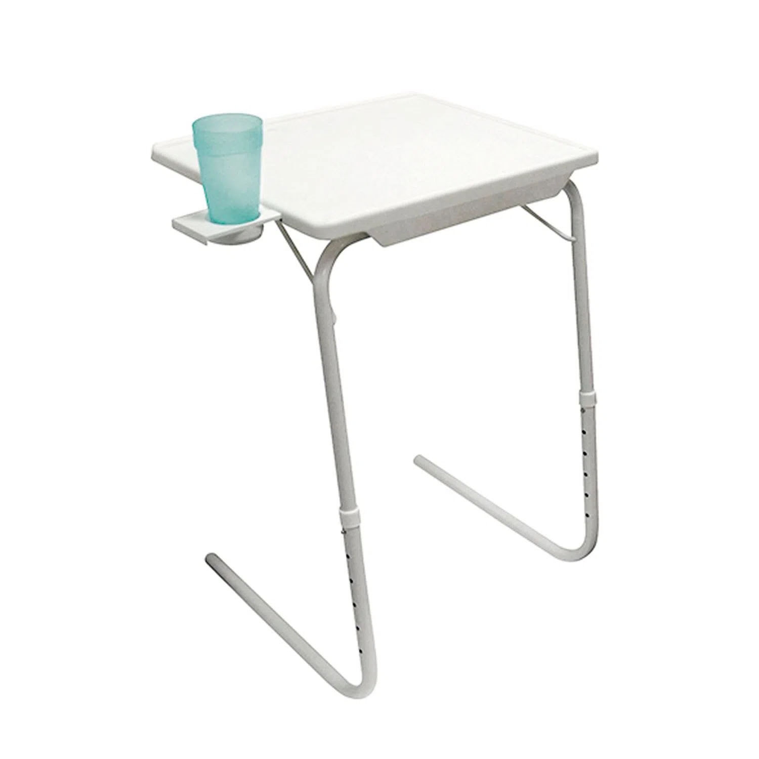 Concepts Life - Mesa Plegable Y Ajustable Con Posavasos