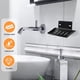 thumbnail image 4 of Jabonera autoadhesiva con desagüe, soporte de acero inoxidable para pared, bandeja de jabón sin perforaciones para ducha, 4 of 5