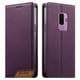 thumbnail image 1 of Funda Tipo Cartera de Cuero Sintético para Samsung Galaxy S9 Plus Bloqueo RFID, con Ranuras para Tarjetas y Bolsillo para Efectivo, Cierre Magnético Fuerte Morado, 1 of 6