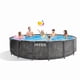 thumbnail image 1 of Piscina Estructural Redonda INTEX Prism Frame Greywood Premium, 457 x 122 cm, 16.805L, con Bomba, Escalera, Cobertor y Tapiz, 1 of 7