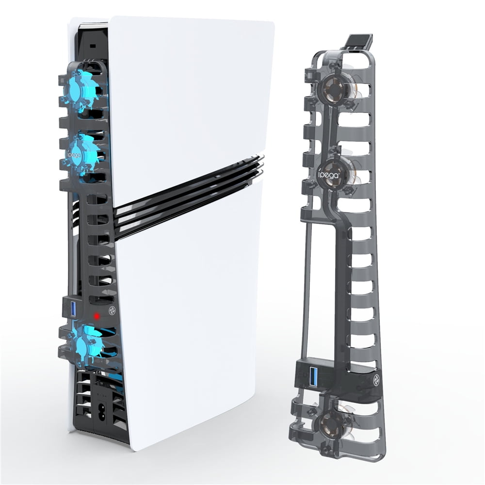 Genérico - Ventilador De Refrigeración Compatible Con Ps5 Pro - Sistema De Refrigeración Externo Silencioso Para Disco Y Accesorios De Disipación De Calor De Edición Digital-negro