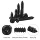 thumbnail image 5 of 450 tornillos autorroscantes Phillips M3, tornillos autorroscantes negros de cabeza avellanada, tornillos de cabeza redonda de acero al carbono para plástico, madera y metal (9 tamaños), 5 of 7