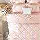 thumbnail image 2 of Juego de edredón CozyLux King con sábanas, 7 piezas, color rosa rubor, 2 of 8