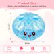 thumbnail image 2 of Dumpling squishy con glitter relleno de azúcar y glitter, color azul, 2 of 6