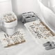 thumbnail image 4 of 4pcs/set Non-Slip Butterfly Shower Curtain Set with 12 Hooks, Toilet Lid Cover Pad, and Toilet Rug - 71x71 Inches - Elegant Bathroom Decor, 4 of 4