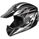 thumbnail image 3 of Casco Raider RX1 Negro/Plata Talla Grande Adulto MX, 3 of 8