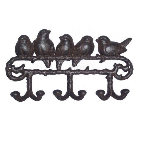 Bric - Perchero De Pared Diseño Pajaros