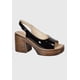 thumbnail image 1 of Sandalia Cuero Yanil Negro, 1 of 5