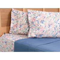 Genérico - Set 2 Juegos Sabanas 2 Plazas Plumetti Combinadas