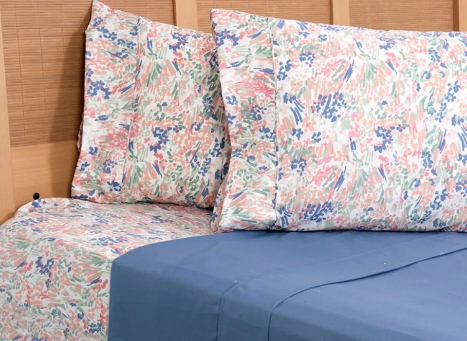 Genérico - Set 2 Juegos Sabanas 2 Plazas Plumetti Combinadas