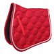thumbnail image 3 of Mantilla Inglesa Comfort De Algodón Acolchado Cuadrado Almohadillas Para Montar A Caballo Rojo, 3 of 5