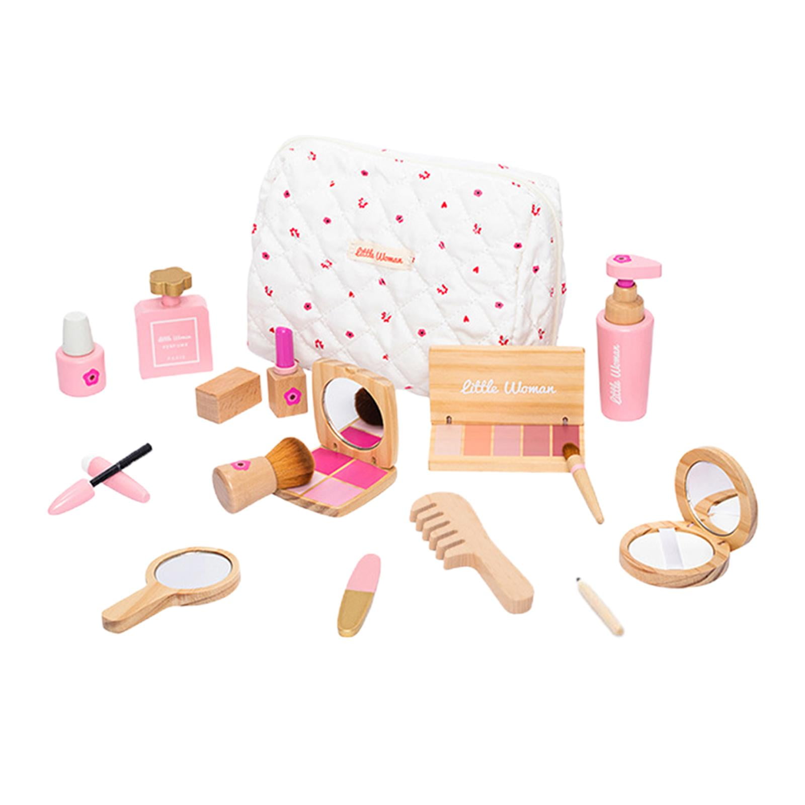Magideal - Juego De Maquillaje De Imitación Para Niños, Juguetes De Maquillaje De Madera Para Niñas, Juego De Rol, Kit De Maquillaje De Imitación Para Halloween.