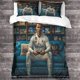 thumbnail image 3 of Cristiano Ronaldo Premium Hidden Zipper Closure Duvet Cover Set - Vibrant 3D Print Microfiber Sports Bedding, Complete 3-Piece Set with Pillowcases, Perfect for Boys And Girls King, 3 of 3