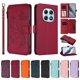 thumbnail image 3 of Funda Cartera Mariposa para [Xiaomi Redmi Note 15 4G/5G] con Soporte y Cremallera Rojo, 3 of 6