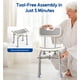 thumbnail image 5 of Silla de ducha Bluelog con respaldo para personas mayores y discapacitadas, 5 of 6