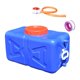 thumbnail image 5 of Tanque De Agua Reutilizable, Cubo Horizontal De Almacenamiento Para Camping, Jardín, Coche, Azul, 30 Kg, 5 of 5