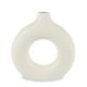 thumbnail image 1 of Florero Redondo Cerámica Blanco 20 cm, 1 of 3