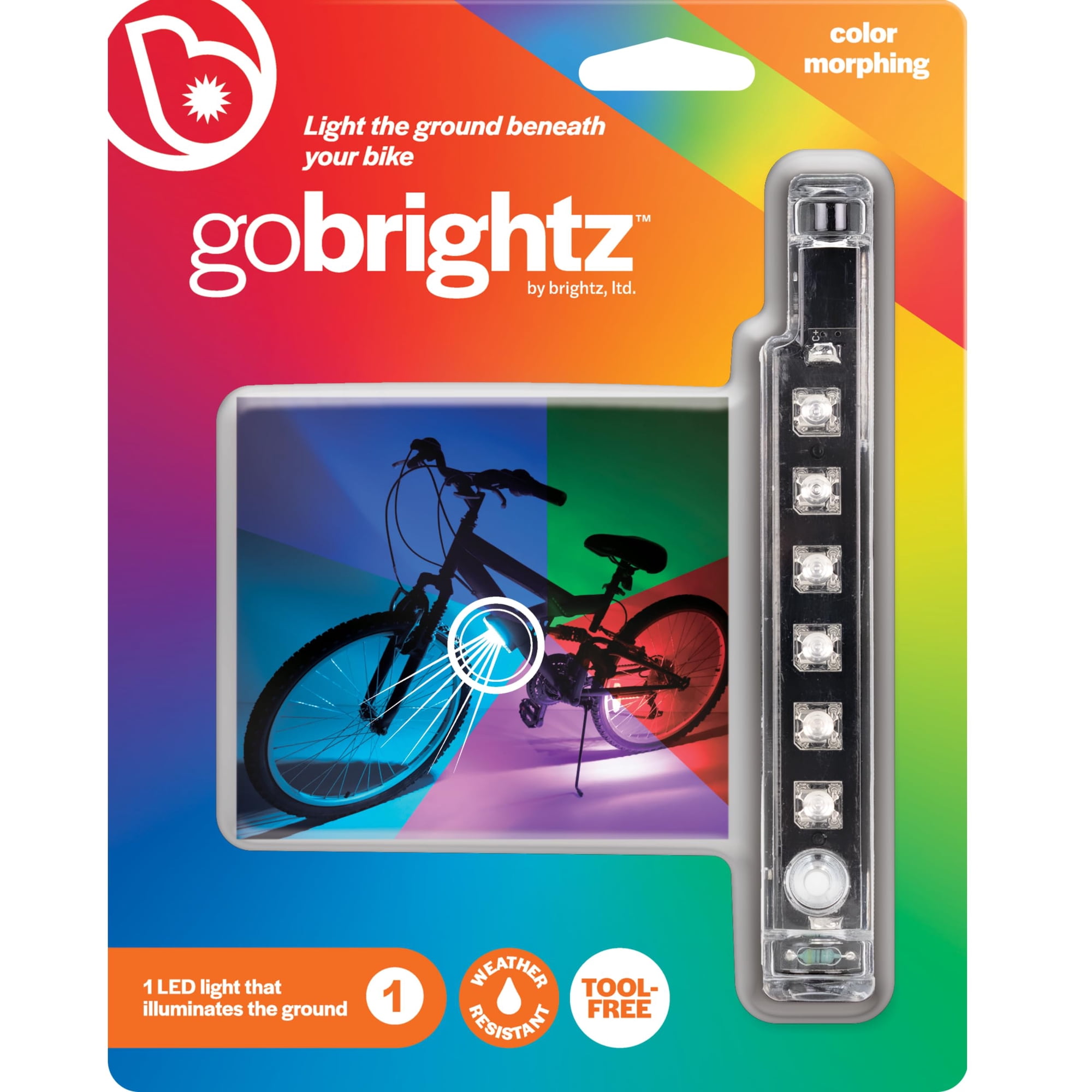 Luz Led Para Cuadro De Bicicleta Brightz Gobrightz Que Cambia De Color