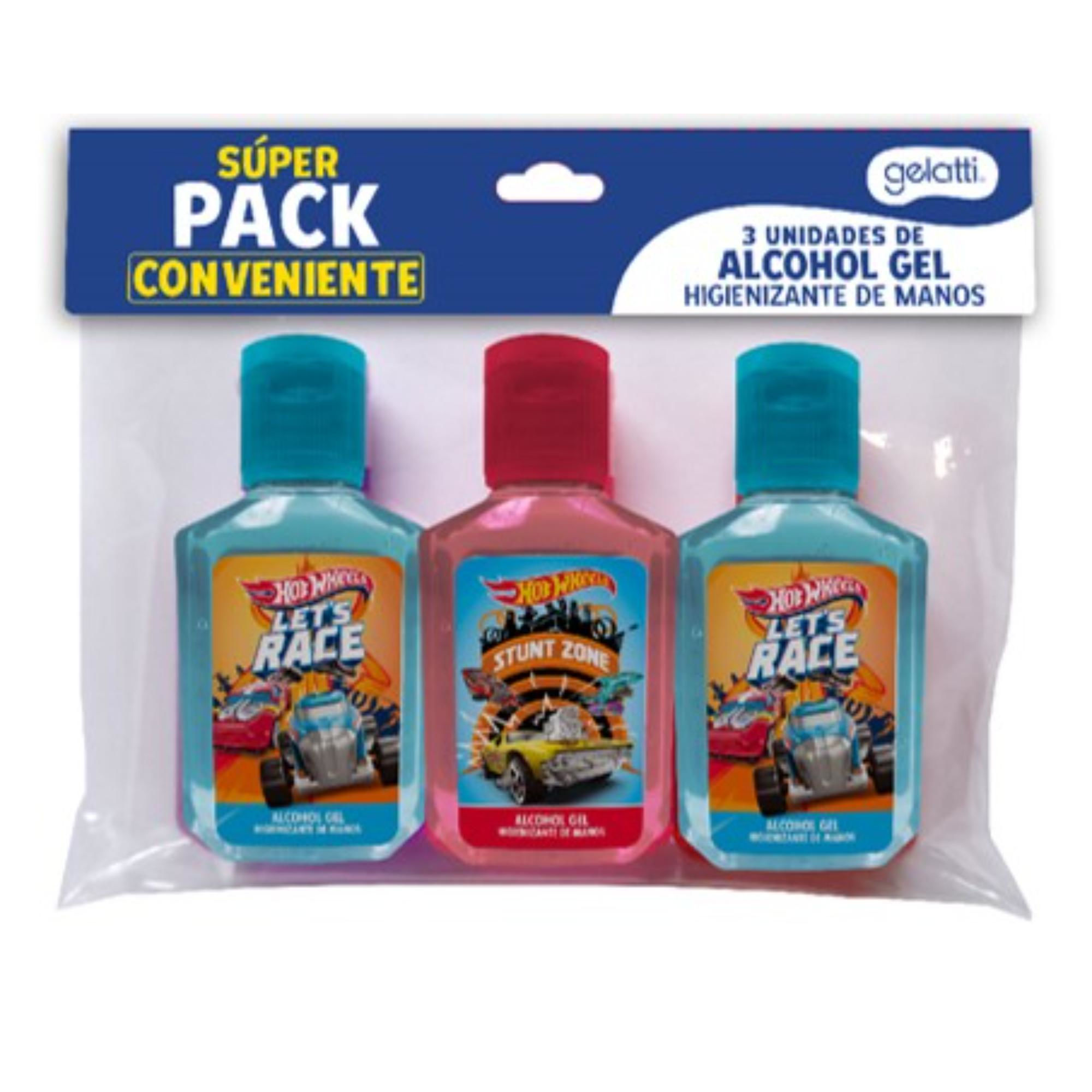 Alcohol Gel Pack, Producto Surtido 3 Un Gelatti Kids