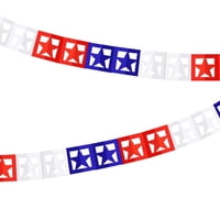 Big Party - Pack X 4 Guirnalda Dieciochera Estrella Cuadrara 2 Metros –