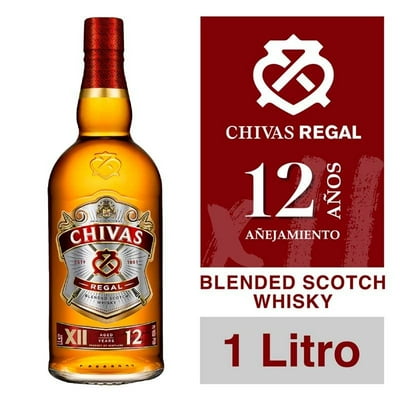 Whisky Blended Scotch 12 Años 40° Botella 1 L Chivas Regal