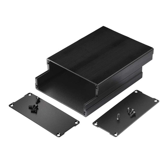 Caja de proyectos de aluminio Eightwood de carcasa eléctrica 12x10x4 cm
