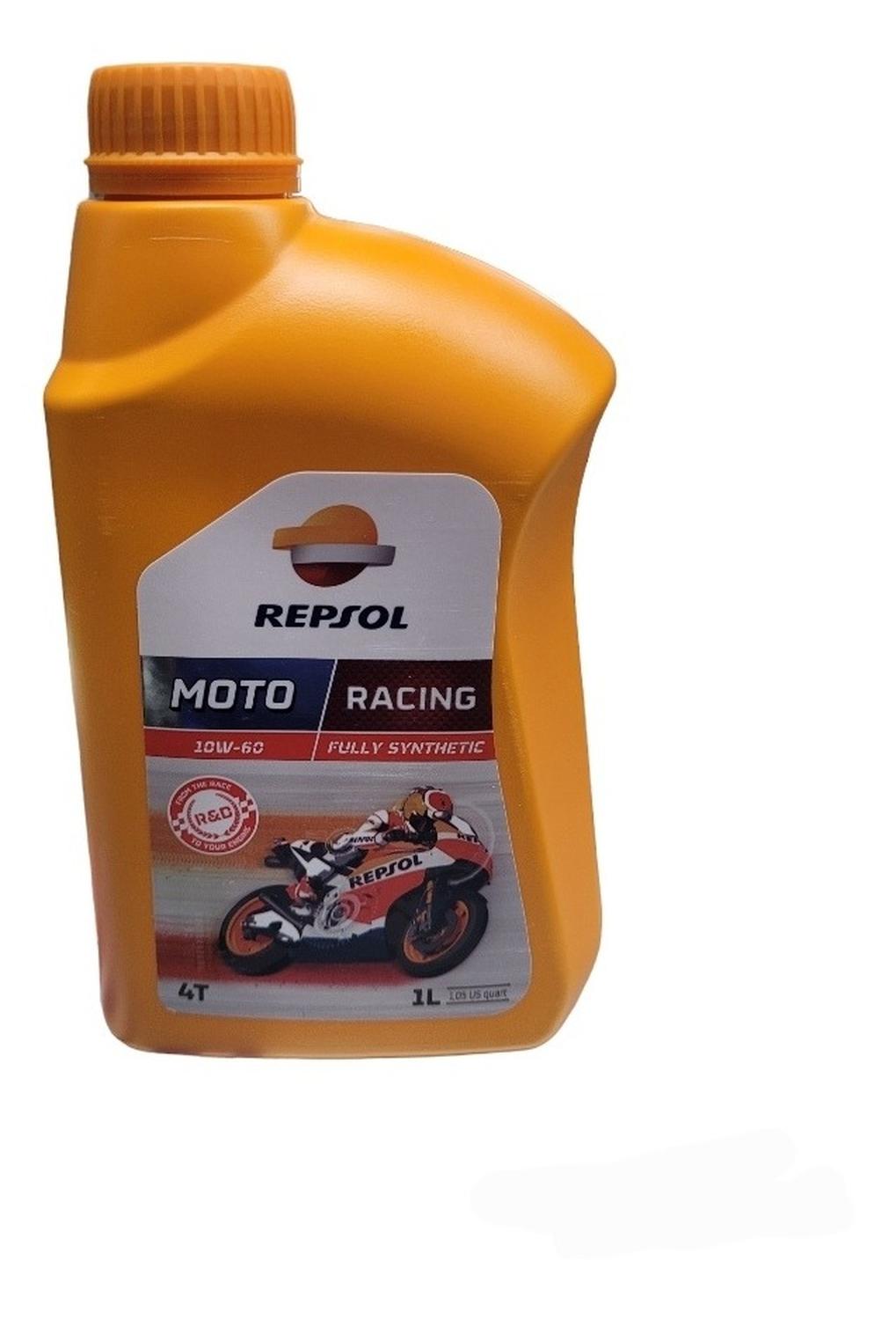 Aceite De Moto 10W 60 Full Sintetico 1L 4T Repsol Original