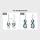 thumbnail image 1 of Elegant Antique Heart Earrings with Zircon - Perfect for Women's Hook Dangle Style, 1 of 5