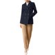 thumbnail image 2 of Abrigos de Invierno para Mujer INSPIRE CHIC, Manga Larga, Solapa, Hasta el Muslo, Abrigo Exterior, Doble Botonadura, Abrigo de Guisante, Talla S, Azul Marino Oscuro, 2 of 8
