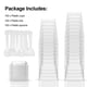 thumbnail image 3 of Vasos de plástico para postres EASERCY, paquete de 100 unidades, 150 ml, con tapas y cucharas, 3 of 7