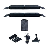 Magideal - Almohadillas Blandas Genéricas Para Portaequipajes De Techo De Automóvil, Portaequipajes Portátil Con 2 Correas De Sujeción Rápida, Fácil De Instalar