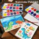 thumbnail image 5 of Set de pintura de acuarela OSIMIG, paquete de 30 con 12 colores y 30 pinceles, 5 of 9