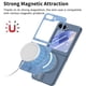 thumbnail image 2 of Magnetic Slim Case for Samsung Galaxy Z Flip 6 with Camera Guard & Anti-Scratch Back Blue, 2 of 6