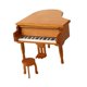 thumbnail image 5 of Accesorios De Casa De Mu?ecas En Miniatura Caja De Música De Piano Para El Color De La Madera De Cumplea?os De San Valentín, 5 of 5